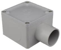 32mm one way junction box|Grey .